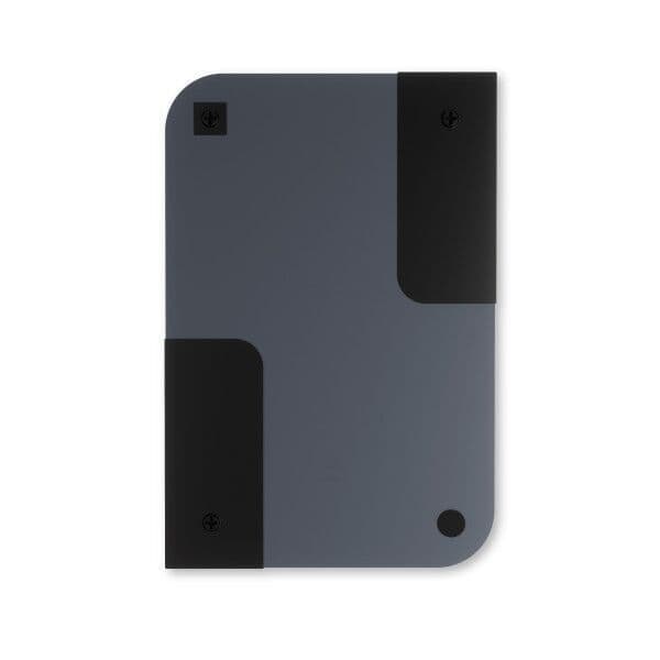 UMBRA Огледало за стена с рафтове “ALCOVE“ – цвят черен