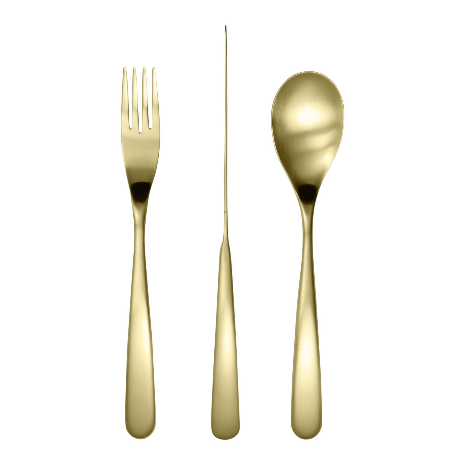 HERDMAR Комплект прибори за хранене “CENTURY“- 30 части – позлатени / мат