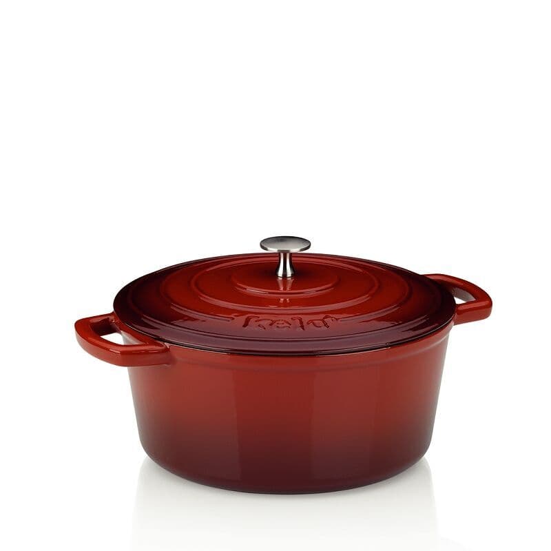 KELA Чугунена тенджера с капак “Calido“ – Ø 26 см. – червена