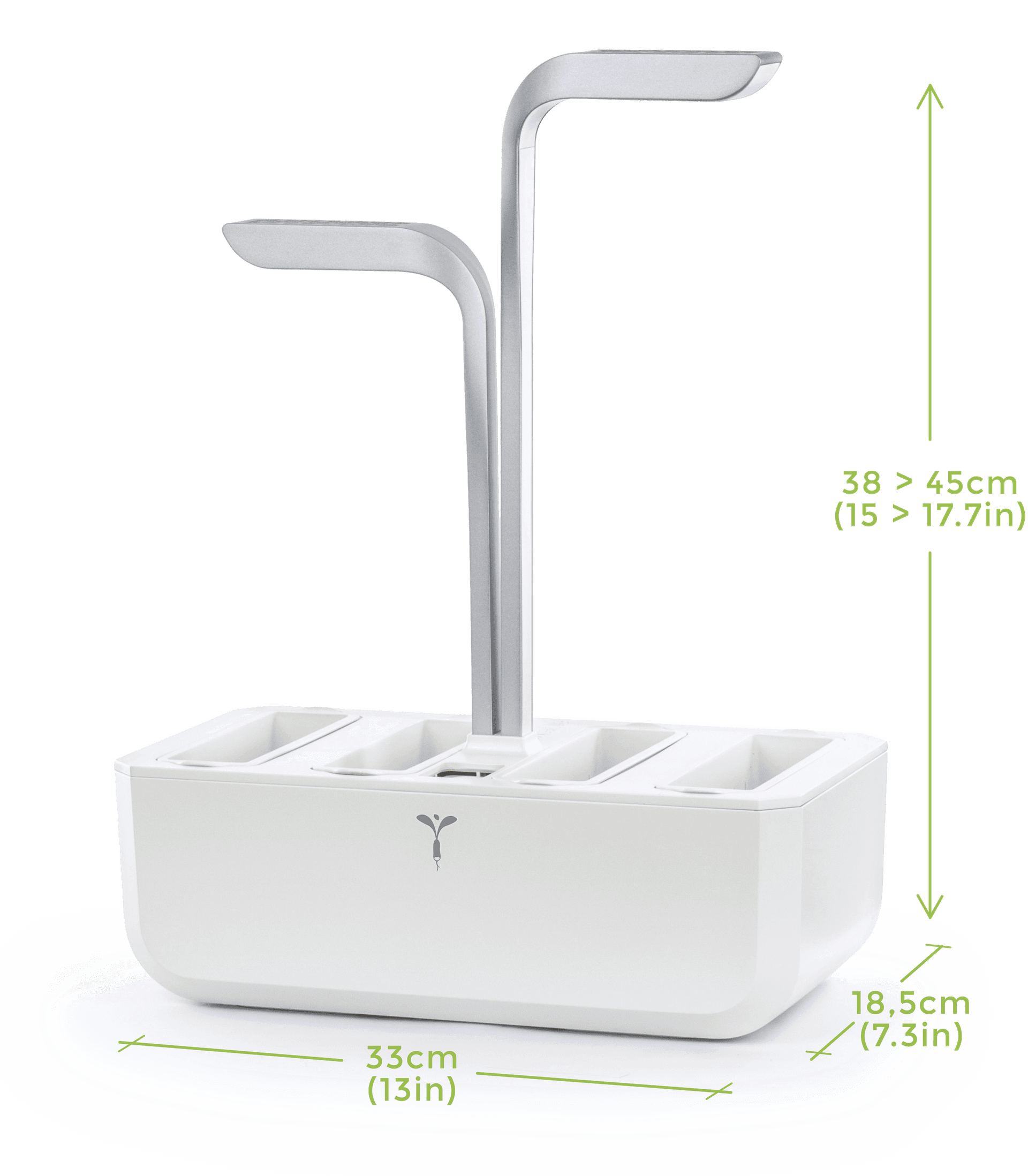 Домашна градина SMART VÉRITABLE® GARDEN – цвят черен/инокс