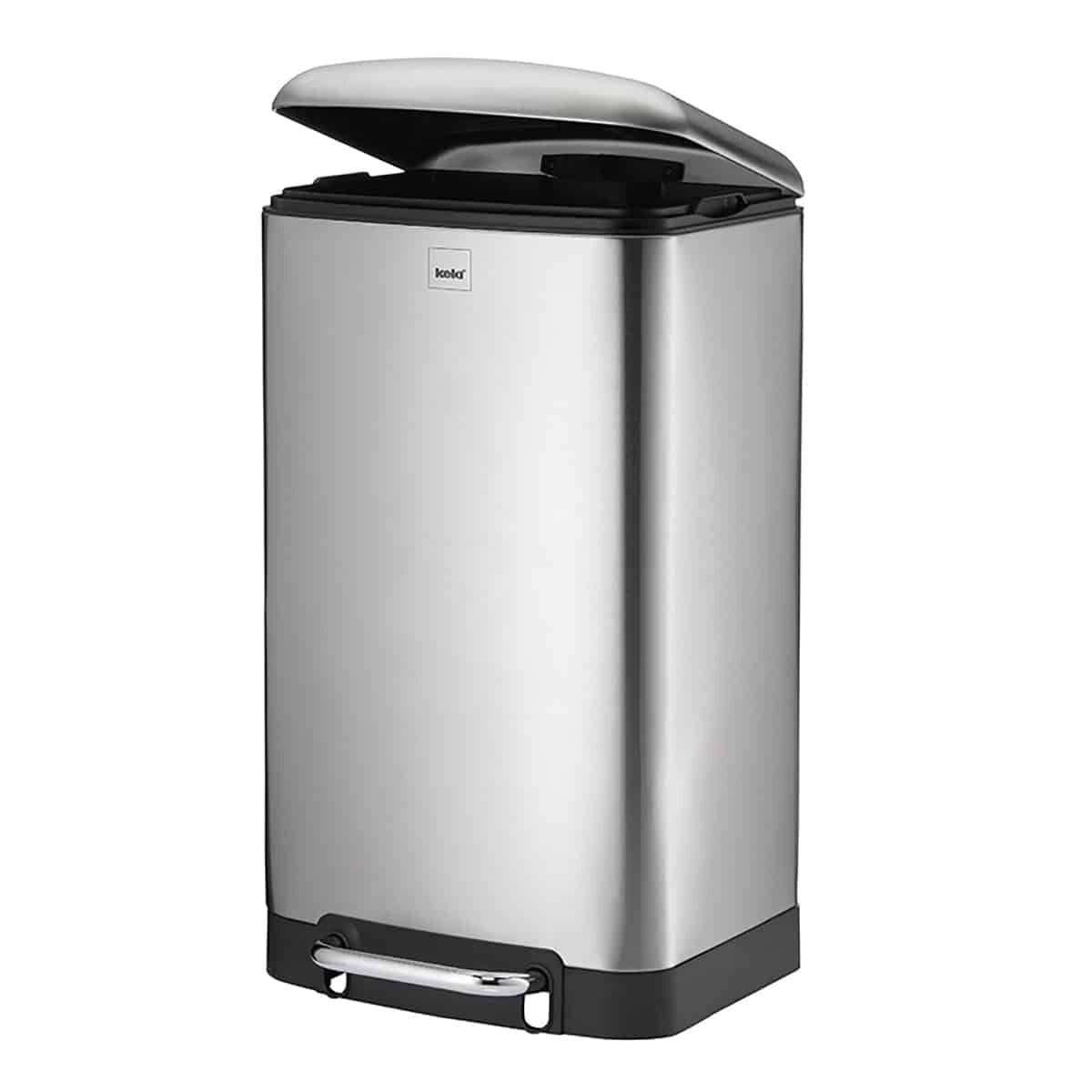 KELA Кош за отпадъци с педал “Davino“ – неръждаема стомана мат – 30 л.