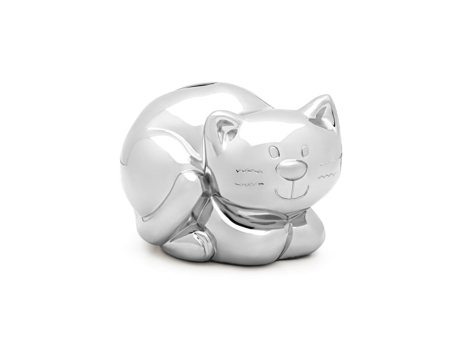 ZILVERSTAD Детска касичка “Котка“ - цвят сребро