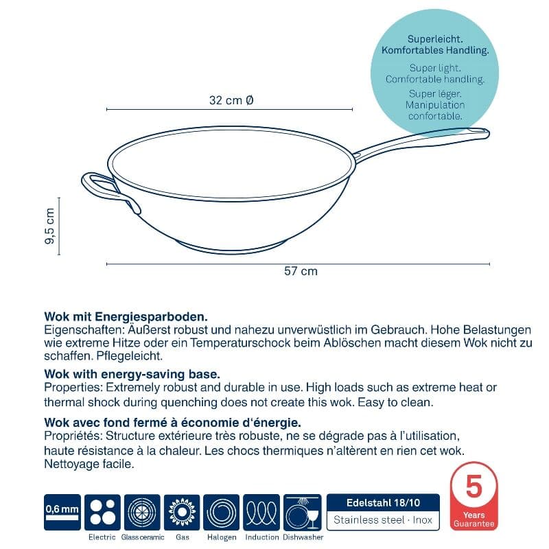 KELA Уок тиган “Flavoria“ – Ø 32 см.