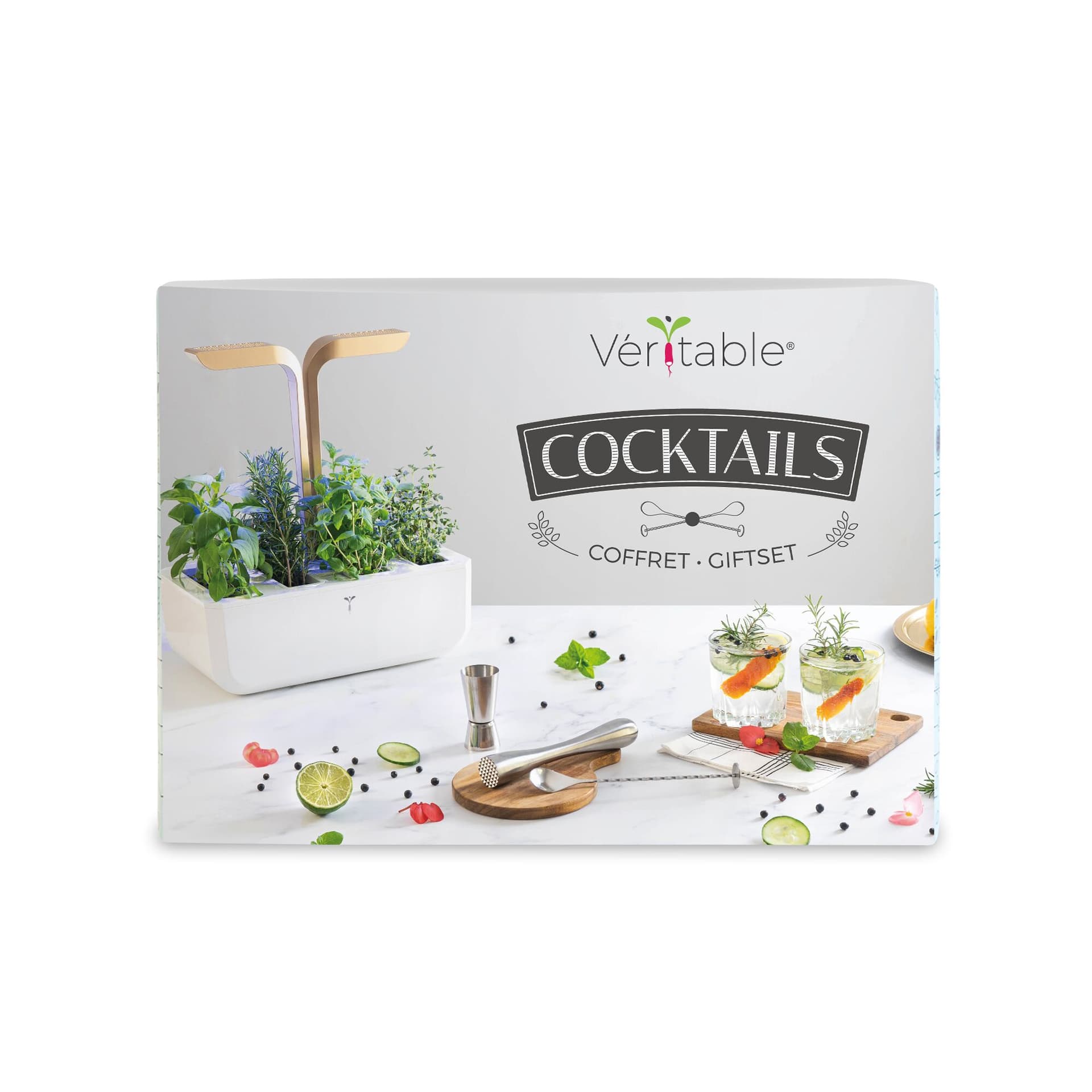 Veritable Подаръчен сет “COCKTAILS“ с 4 бр. пълнители Lingot® и аксесоари за коктейли