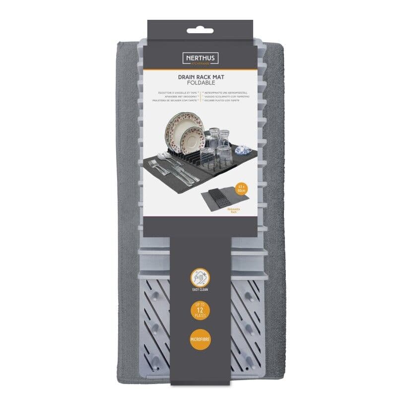 Nerthus Сушилник за съдове с подложка