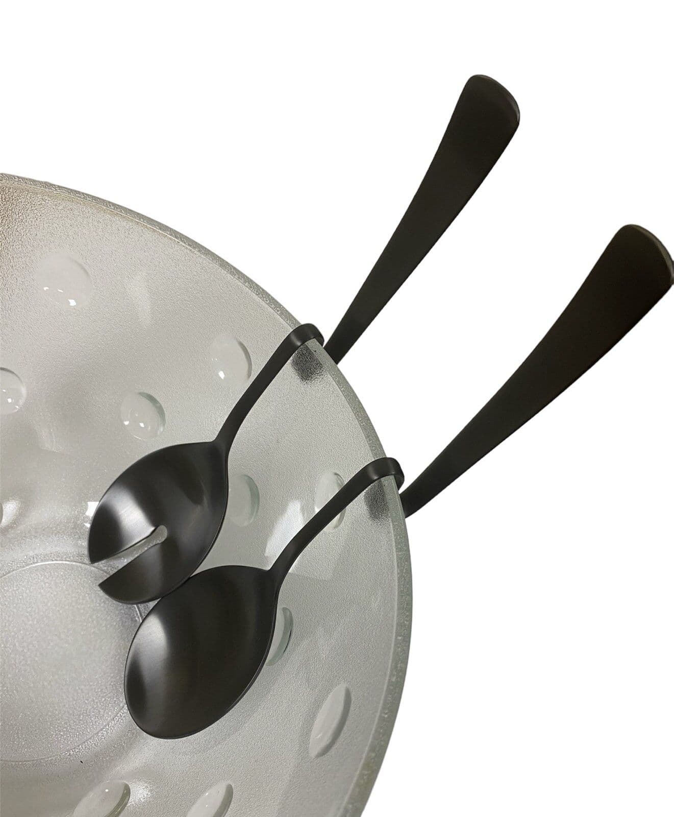 HERDMAR Прибори за салата “CARMIL“ – 2 части – черен мат