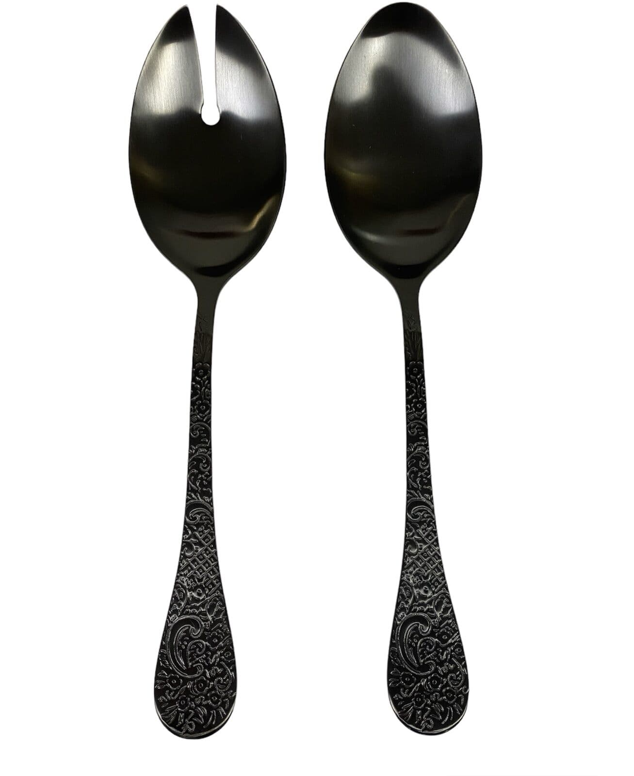 HERDMAR Прибори за салата “BETTY“- 2 части - черен мат