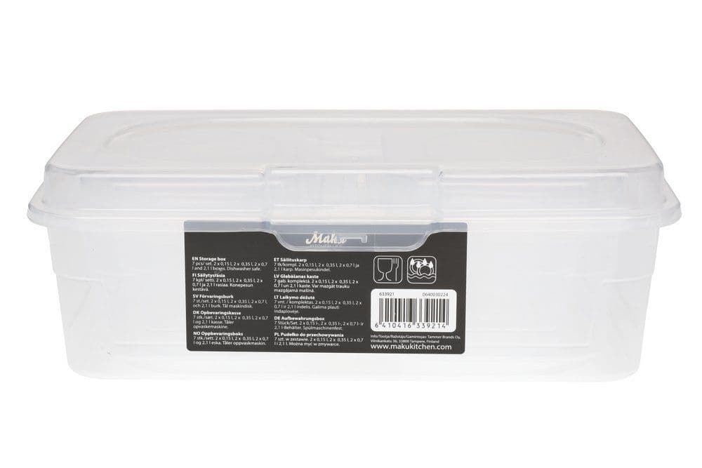 MAKU Комплект от 7 бр. кутии за съхранение