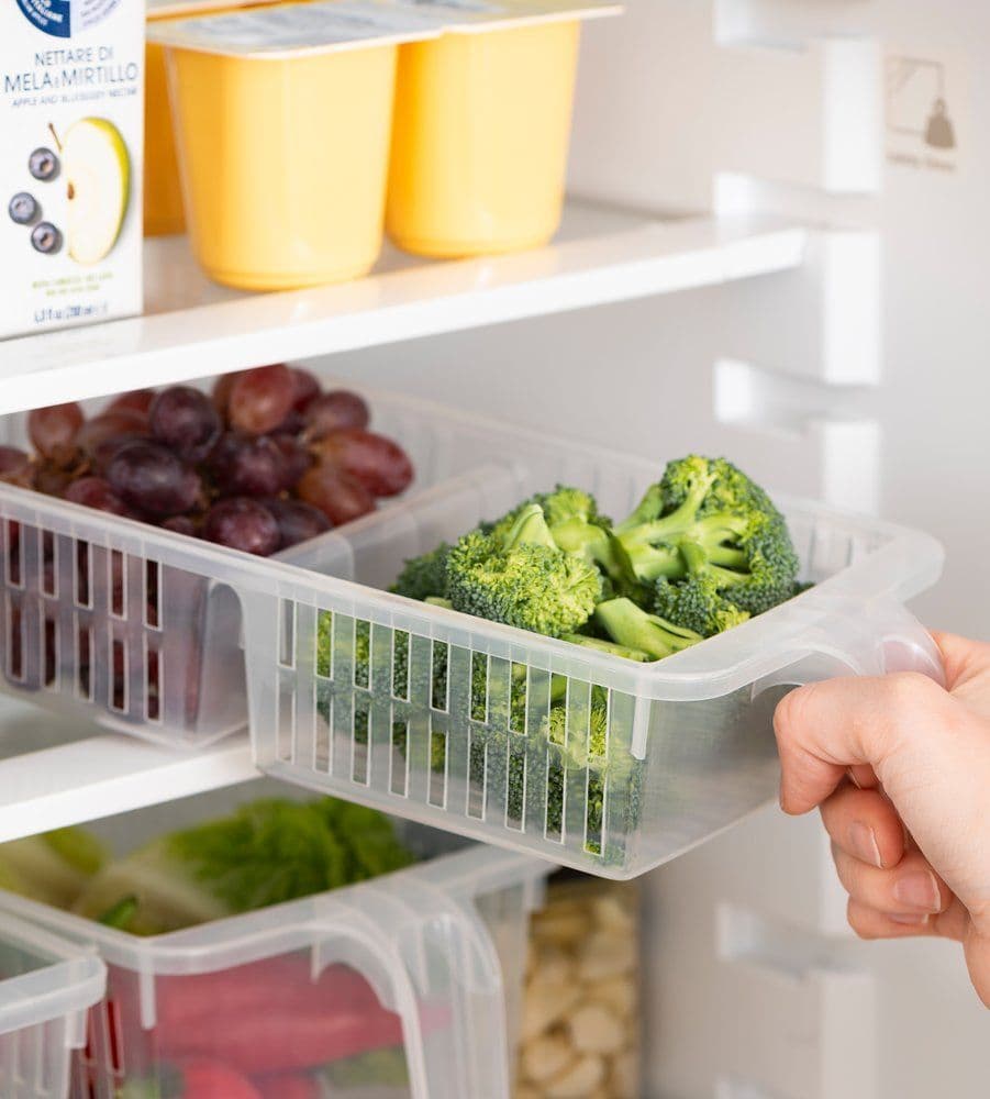 MAKU Органайзер за хладилник с 2 отделения 30 х 14,5 х 6,5 см.