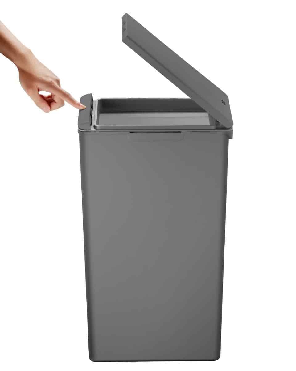 EKO Кош с TOUCH механизъм “MORANDI TOUCH“ – 40л – сив