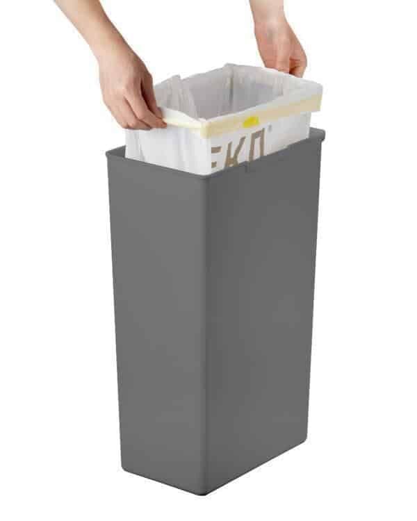 EKO Кош с TOUCH механизъм “MORANDI TOUCH“ – 40л – сив