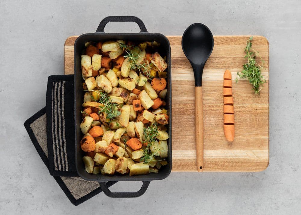 MAKU Чугунена тава  37х20 см.- 3,3 л.