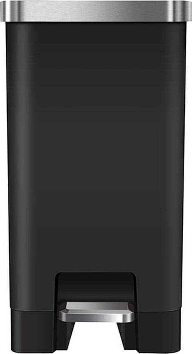 EKO Кош за отпадъци с педал “HANA SLIM“ – черен – 10 л.