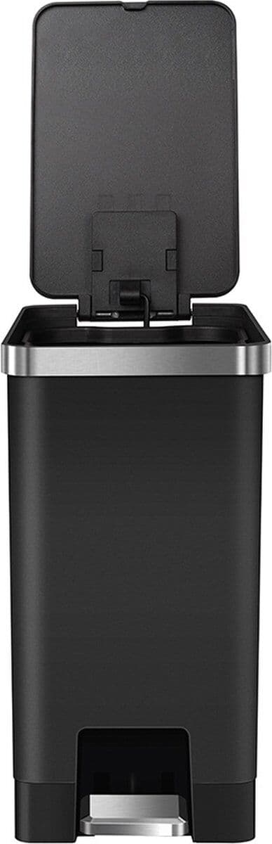 EKO Кош за отпадъци с педал “HANA SLIM“ – черен – 10 л.