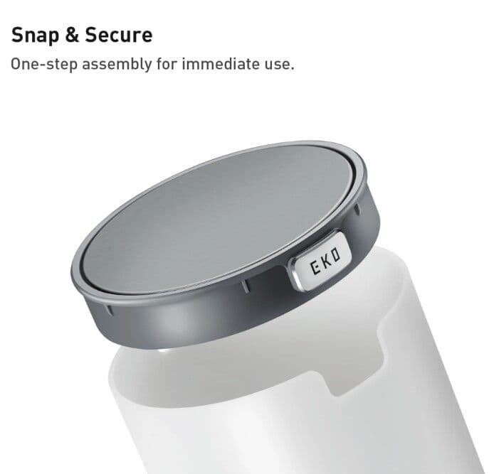 EKO Пластмасово кошче за маса “FANDY – 1,5л. – бяло