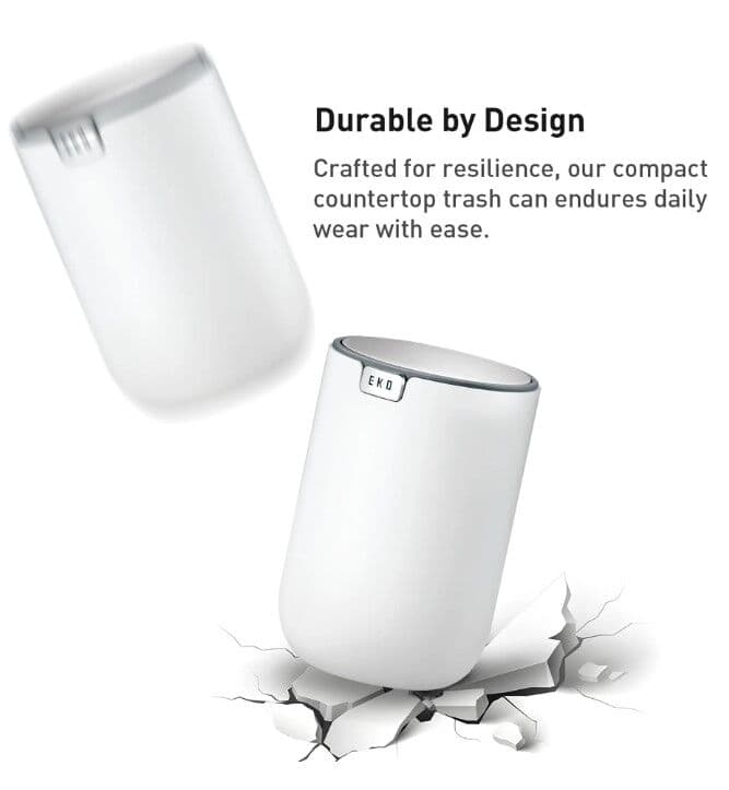 EKO Пластмасово кошче за маса “FANDY – 1,5л. – бяло