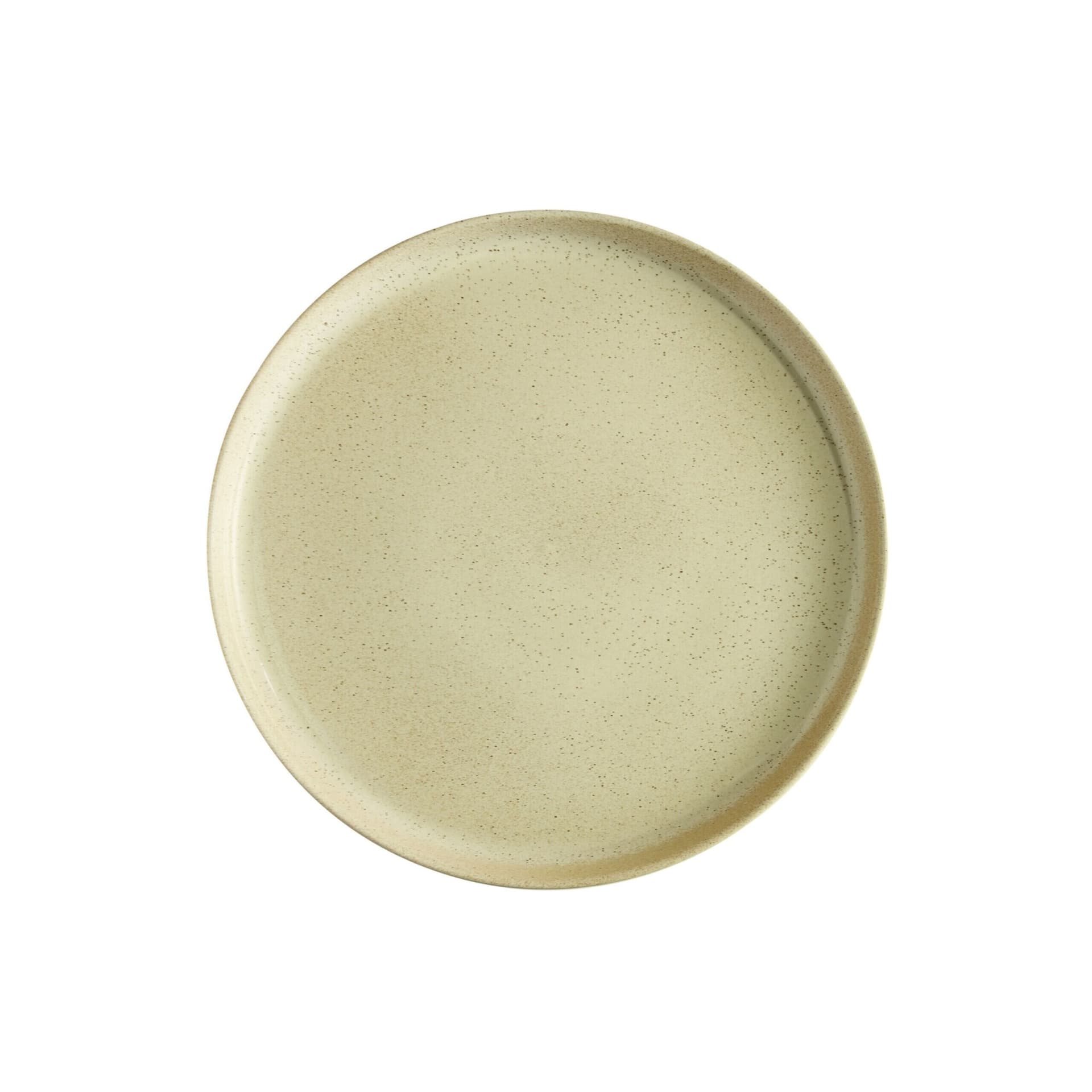 EMILE HENRY Керамична чиния Ø 20 – цвят бледозелен / екрю