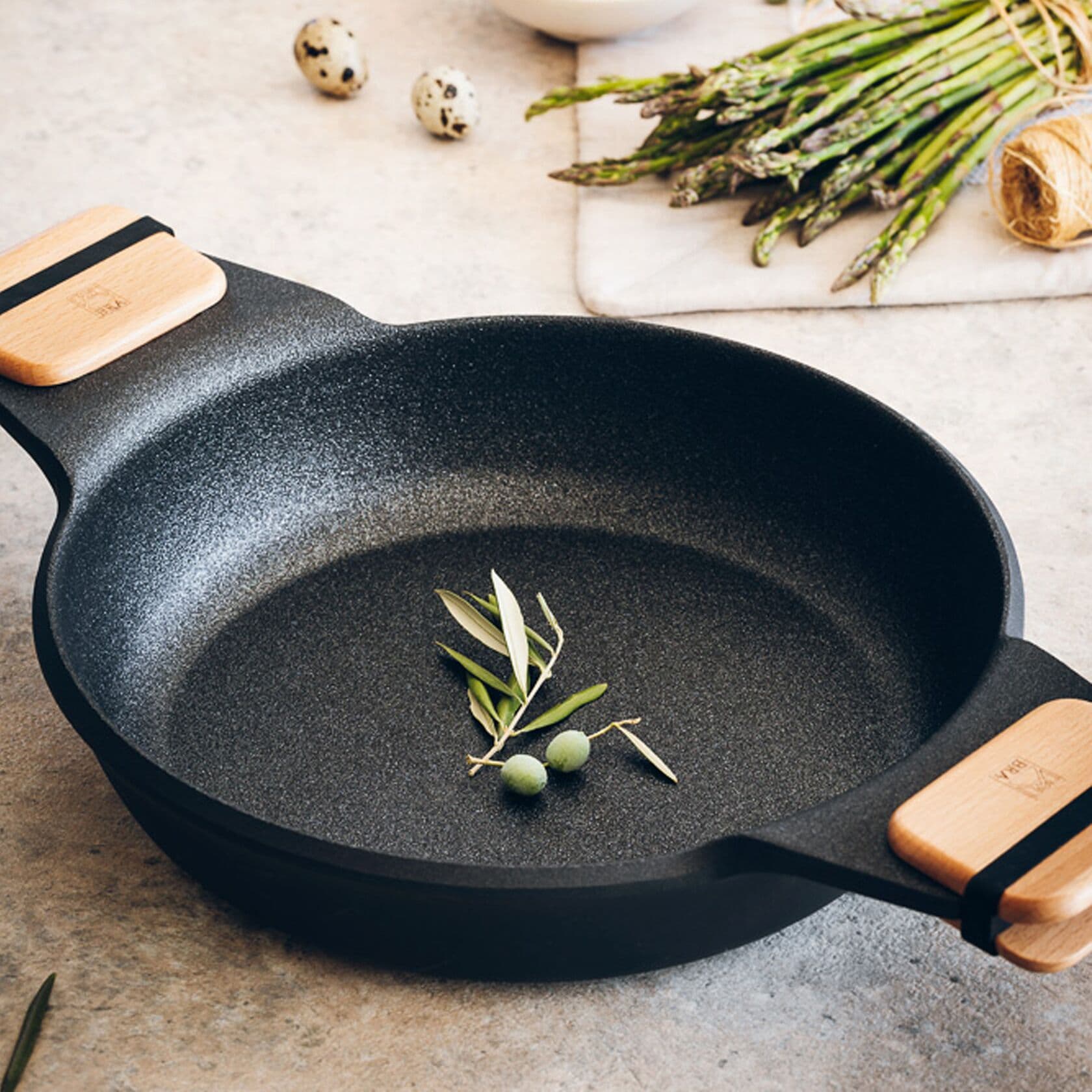 BRA Плитка тенджера/тава с капак “MARKET“ – Ø 24 см. – 2,3 л.