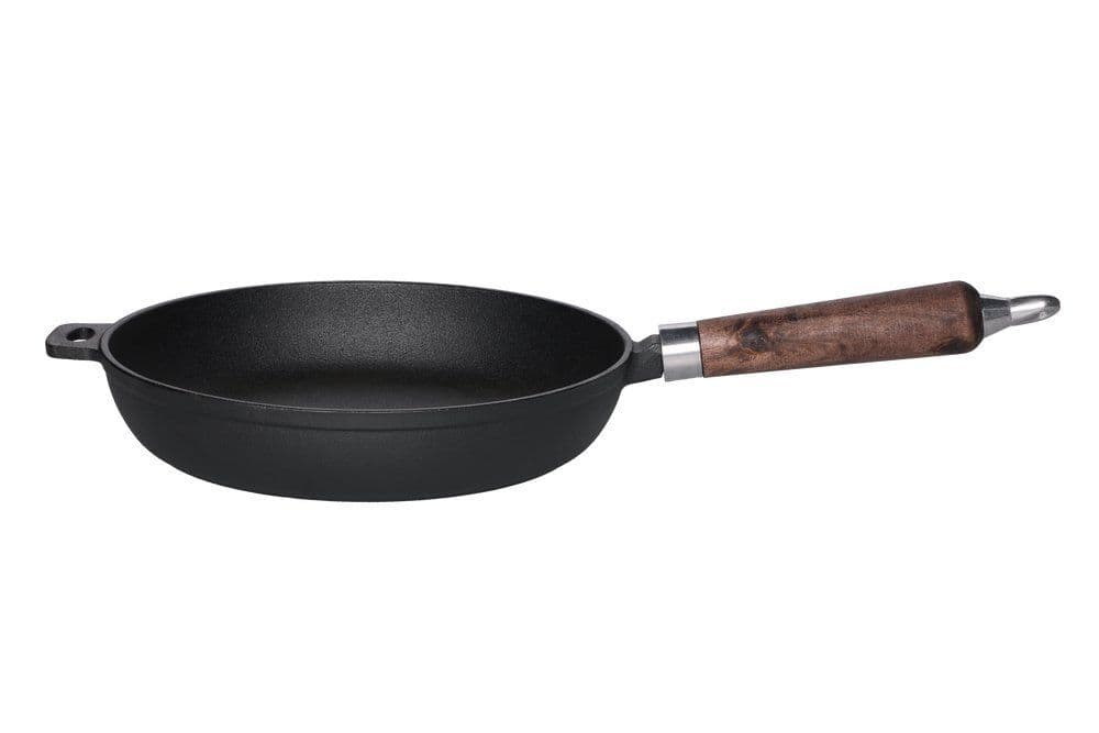 MAKU Чугунен тиган с дървена дръжка – Ø24 см.