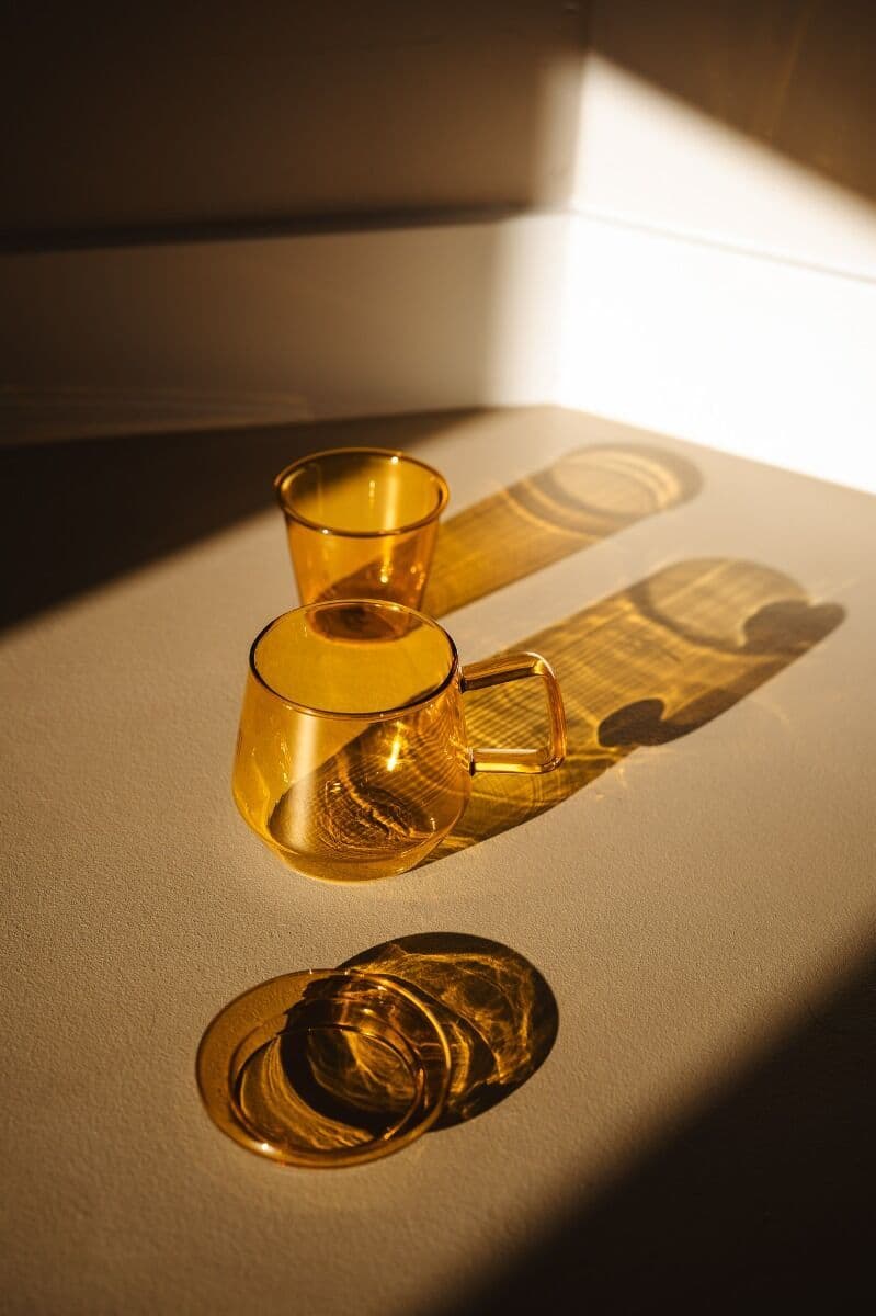 BREDEMEIJER Стъклен сет за чай “Livorno“ – 0,290 л. – цвят кехлибар