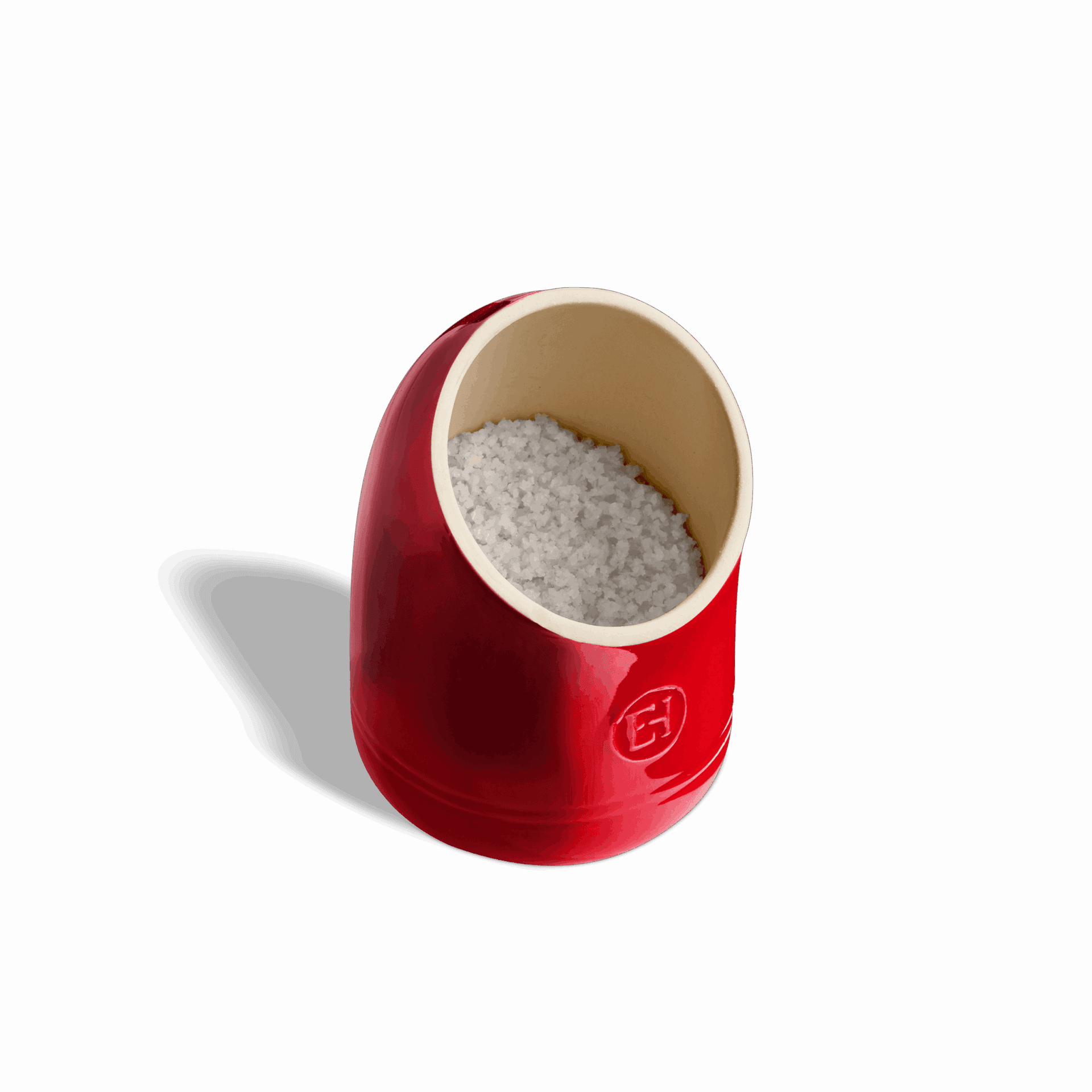 EMILE HENRY Керамичен съд за сол THE SALT PIG – цвят червен