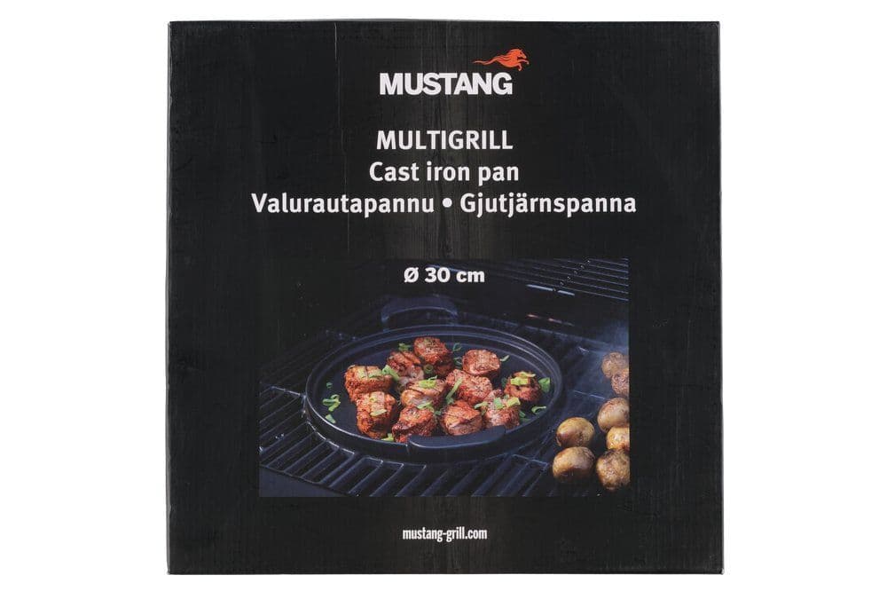 MUSTANG Чугунена тава за грил и барбекю Ø 30 см.