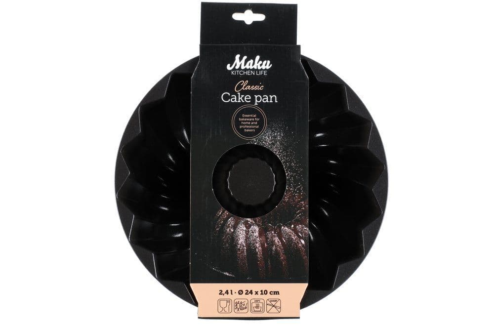 MAKU Форма за кекс – кръгла – с керамично покритие – 2,4 л.