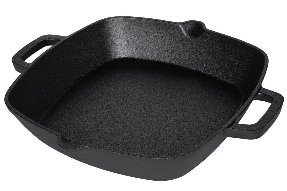 MUSTANG Чугунена тава за грил и барбекю - 26 х 26 см.