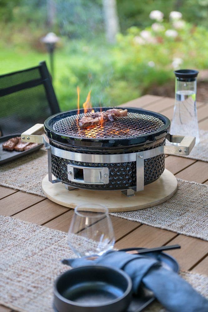 MUSTANG Настолно керамично BBQ в японски стил “Hibachi“