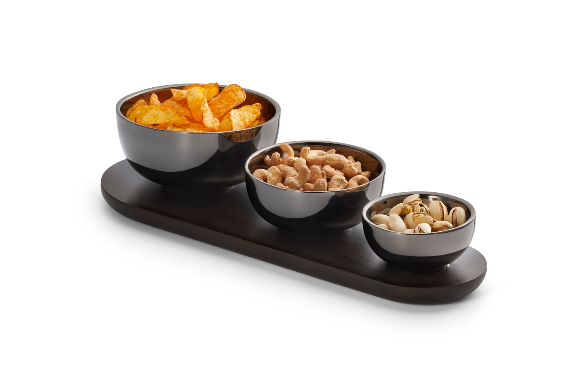 PHILIPPI Комплект от 3 бр. купи с дървена основа “TRIO“