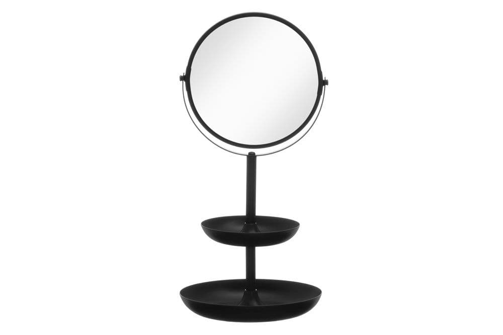 4Living Козметично огледало с 2 отделения за аксесоари