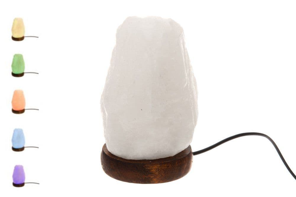 4LIVING Лампа от каменна сол с LED светлина