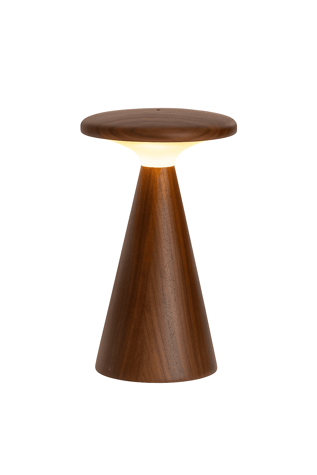 GINGKO Дървена смарт лампа “Sylva“ - размер L - орех