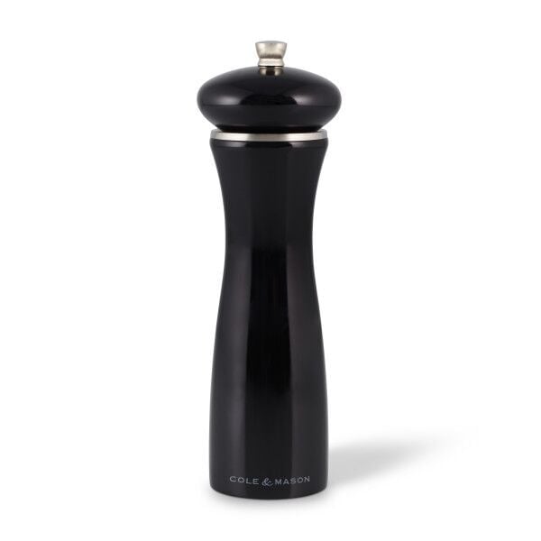 COLE&MASON Мелничка за сол “SHERWOOD BLACK GLOSS“ – 20 см. – цвят черен