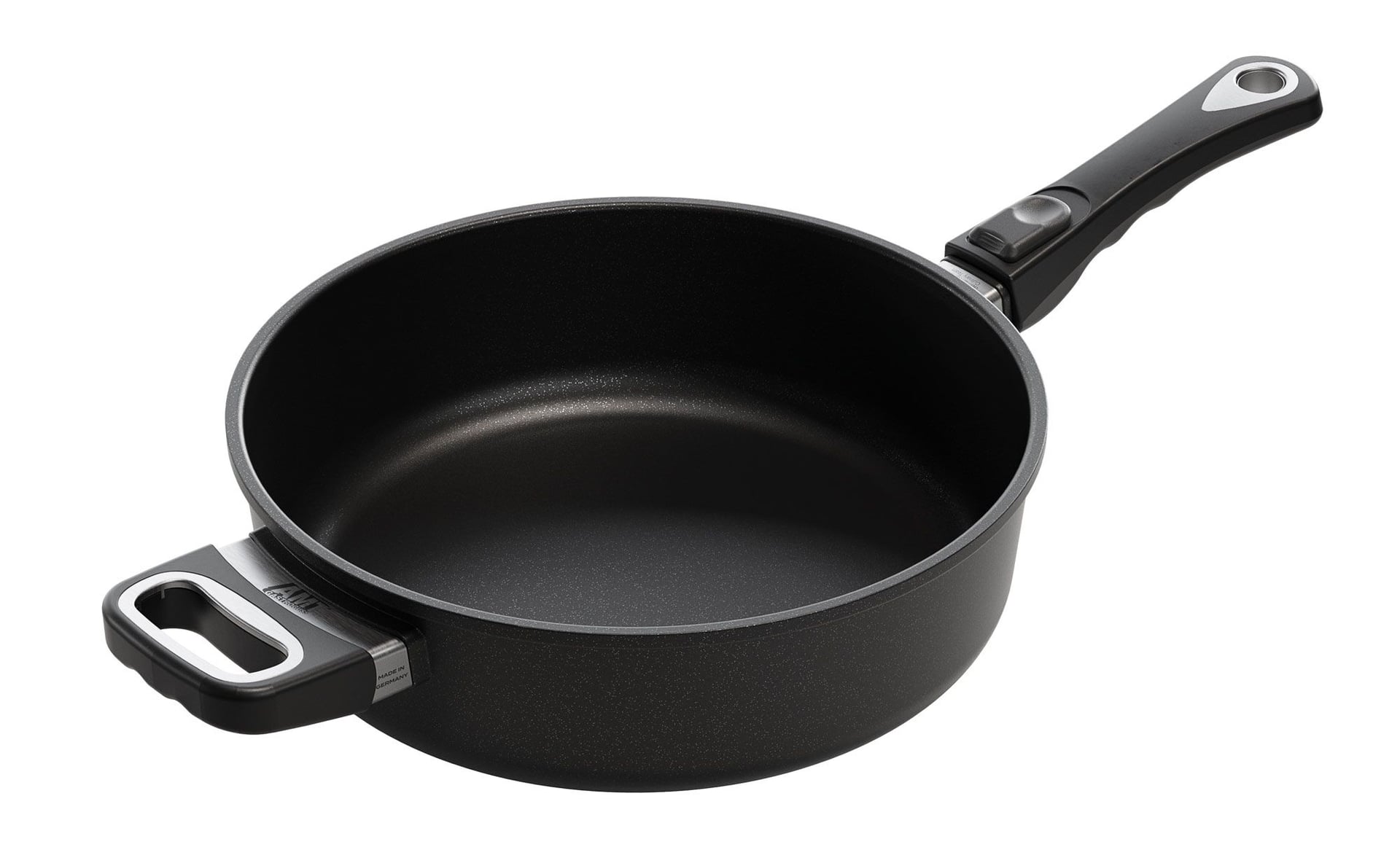 AMT Тиган дълбок индукционен 8 см. - Ø 28 см. с мобилна дръжка