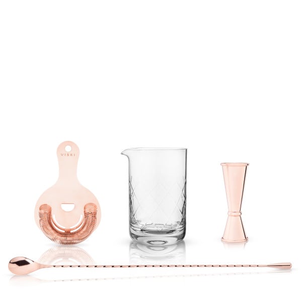 VISKI Сет за коктейли 4 части “Mixologist Copper“