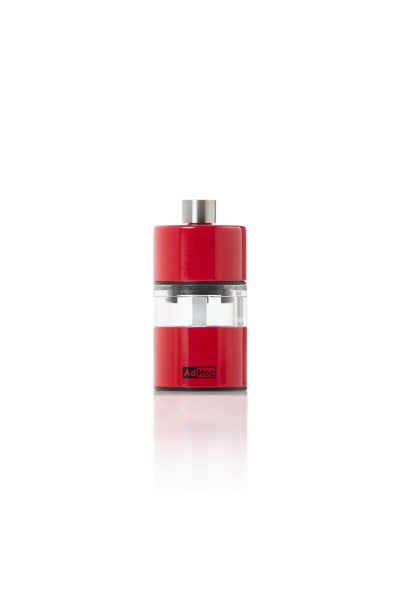 AdHoc Мини мелничка за сол и пипер MiniMill - 6 см. - червена