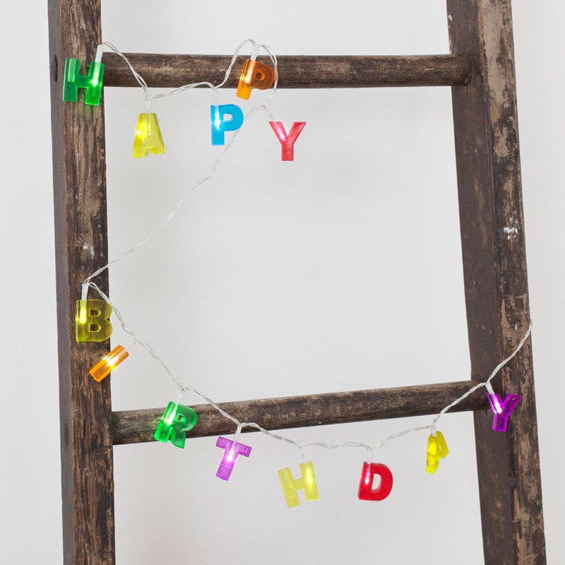 Гирлянд със светещи букви Happy Birthday