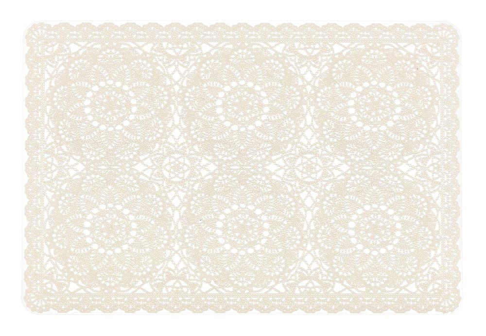 4LIVING Подложка за хранене 30 х 45 см. “Lace“ - бежова