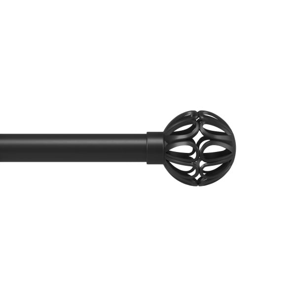 UMBRA Телескопичен корниз - ARIA PIN-POINT - цвят черен мат - размер - 107-305 см.