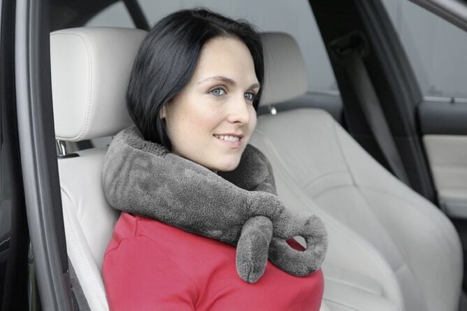 CASADA Комплект подгряваща яка FOX – тъмно сива + загряващ пълнител