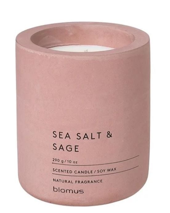 BLOMUS Ароматна свещ FRAGA размер L - цвят Withered Rose - аромат Sea Salt &amp; Sage