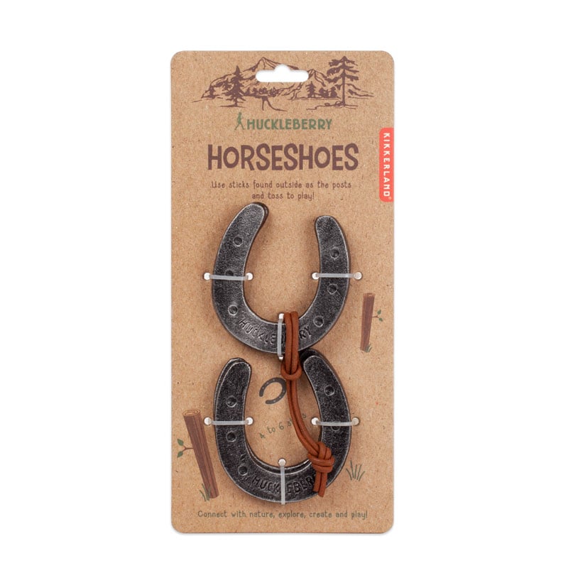 Игра с подкови и кожена връв Huckleberry