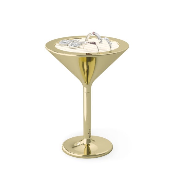 UMBRA Поставка за пръстени TINI MARTINI - цвят месинг
