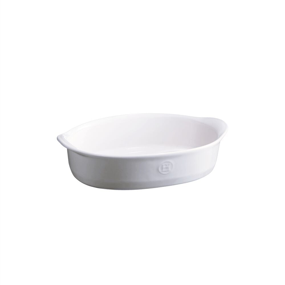 EMILE HENRY Керамична тава „SMALL OVAL OVEN DISH“ – цвят бял