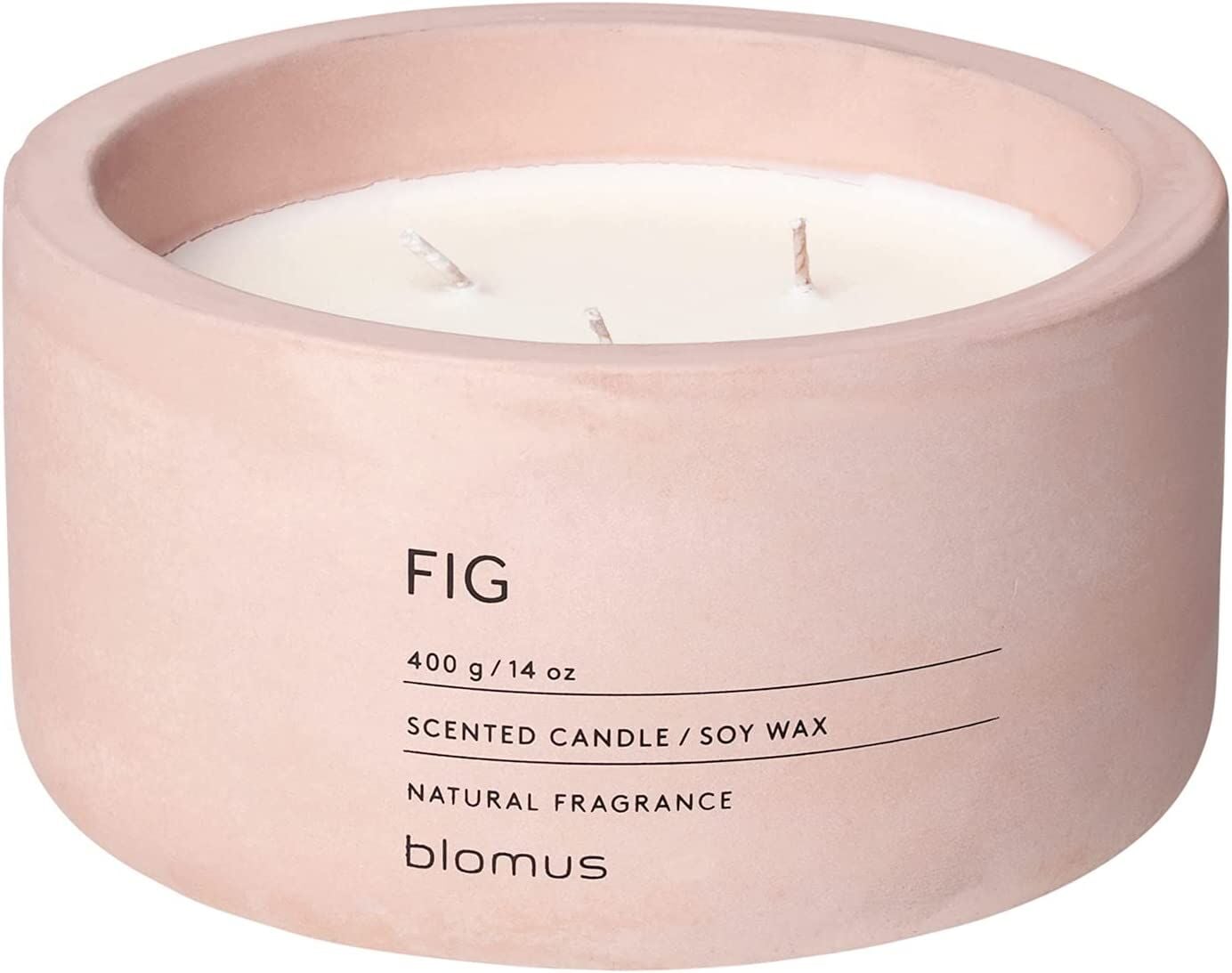 BLOMUS Ароматна свещ FRAGA размер XL - аромат Fig - цвят Rose Dust