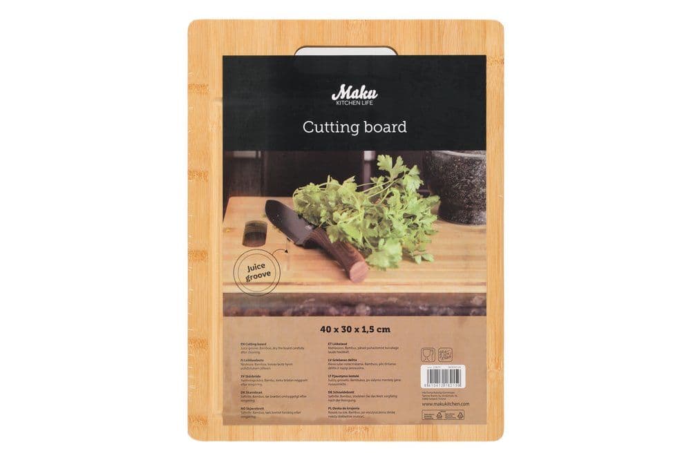 MAKU Бамбукова дъска за рязане 40х30см.