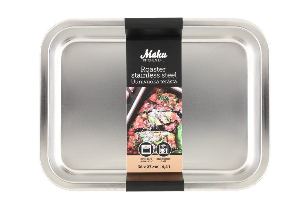 MAKU Стоманена тава за печене 36х27 см.