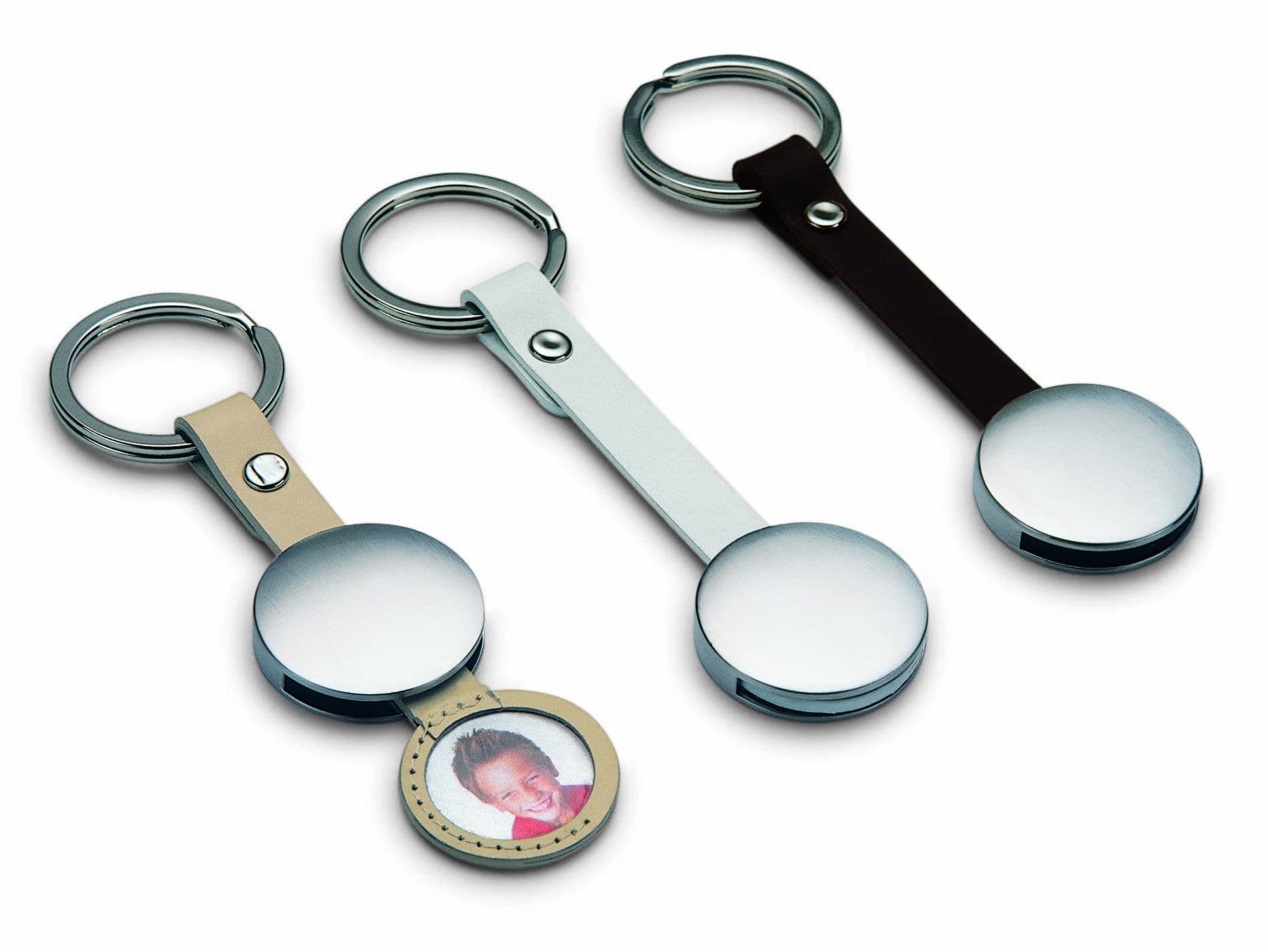 PHILIPPI Ключодържател със снимка “DAN“ – бежов