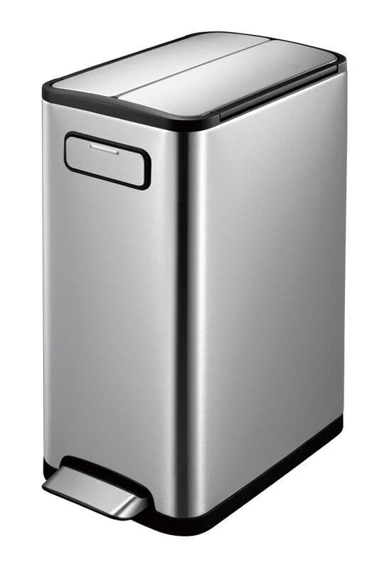 EKO Кош за разделно събиране на отпадъци с педал “ECOFLY“ – 2 х 20 литра – мат